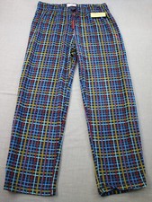 Tommy Bahama Swordfish Logo Mens Rainbow Plaid Drawstring Lounge Pants NWT M