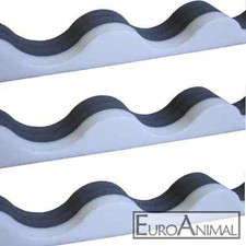 Sickenfüller Wellblech 18/76 76/18 Dichtprofil Profilfüller Leiste; Länge 1064mm