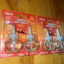 Glade PlugIns Refills - Pumpkin Spice - 2x 2-Packs 4 Total 