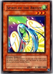 Spirit of the Breeze LON-037 Labyrinth of Nightmare 1st Edition Rare Yu-Gi-Oh