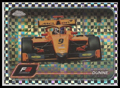 2024 Topps Chrome Formula 1 Alexander Dunne Xfractor Refractor F1 #123 McLaren