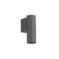 Wandleuchte Downlight Grau Ø 4 Cm 12 Cm Hoch FüR R35 GU10 Klein Wandlampe Innen