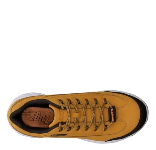 Lugz Men's Express Composite Toe Work Construction Shoe, Golden Wheat/White/Bark