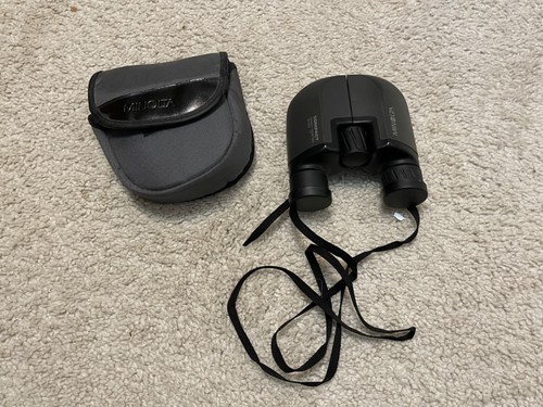 Minolta Compact Binoculars 8X23 7° Multi Coated Black With Carry Bag & Strap - Picture 6 of 6