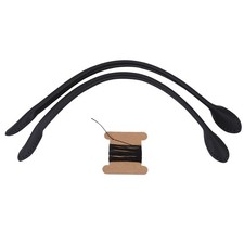 2Pcs Leather Purse Handles Genuine Leather Bag Strap Handle For Tote Bag Handbag