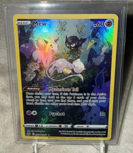 2023 Pokemon Sword & Shield Crown Zenith Galarian Gallery Mew #GG10/GG70 🔥 NM