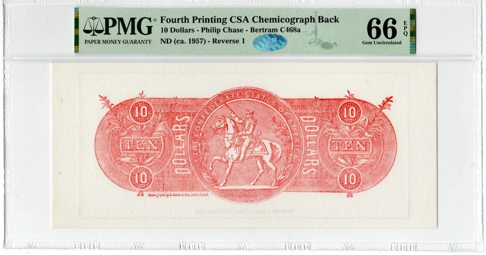 Set of 6 Chemicographic CSA backs - PMG Gem Uncirculated 66 EPQ - GEM! - Image 3 of 4