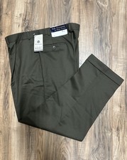 Polo University Ralph Lauren Pants Mens 38X30 Wool Super 100s Brown New w/Tags