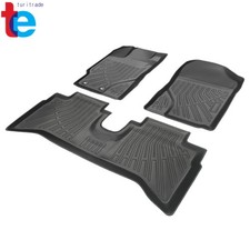 Black Tpe Floor Mats For Toyota Prius C 2012-15 2016 All Weather 3pcs Easy Clean Black Tpe Floor Mats For Toyota Prius C 2012-15 2016 All Weather 3pcs Easy Clean