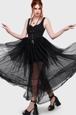 Killstar Under The Candle Light Maxi Candle Womens V-Neck Goth Alternative