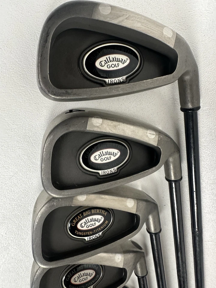 Callaway Great Big Bertha Tungsten Titanium 3-PW Irons R Flex Graphite RH - Image 2 of 4