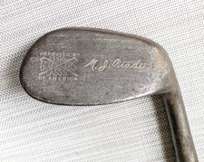 Antique M J Brady Niblick P90W Hickory Shaft Golf Club