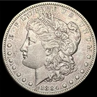 1884-S $1 Morgan Silver Dollar AU US Coin Tough Date