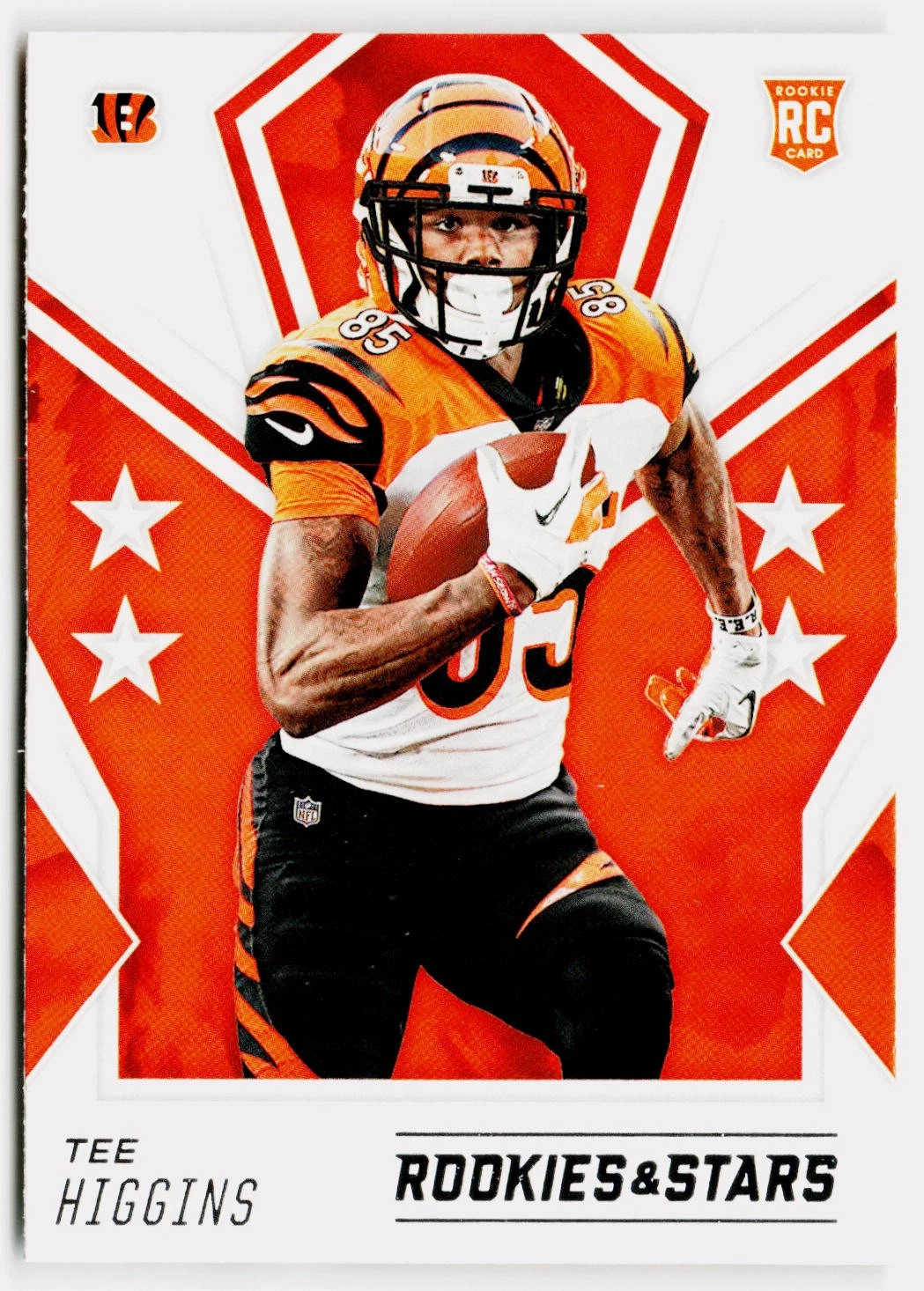 2020 Rookies & Stars Tee Higgins Rookie (RC) #123 - Cincinnati Bengals