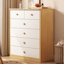 5 Layer Chest Of Drawers Bedside Cabinet Storage Bedroom Furniture & 6 Drawer UK