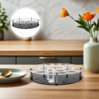 Schnapsglas-Tabletthalter: 25-Loch-Organizer aus transparentem Acryl für