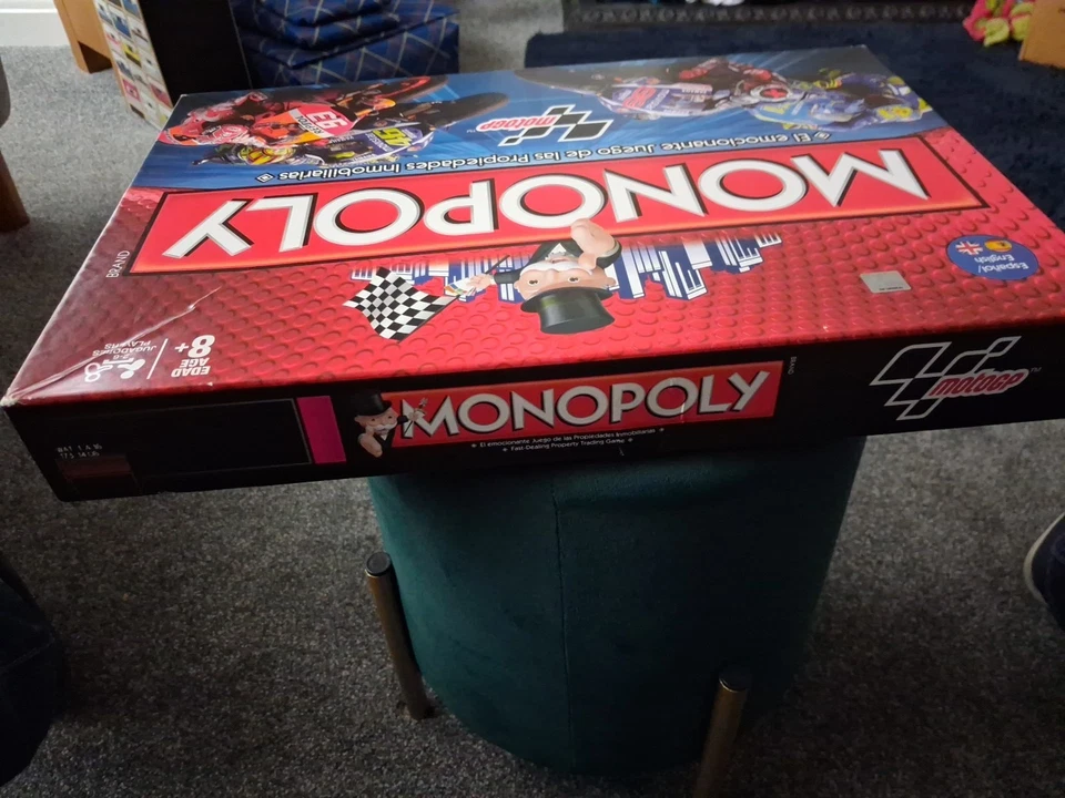MotoGP Monopoly 2015 Board Game NEW Motorcycle Racing Moto GP English/Spanish - Image 4 of 4