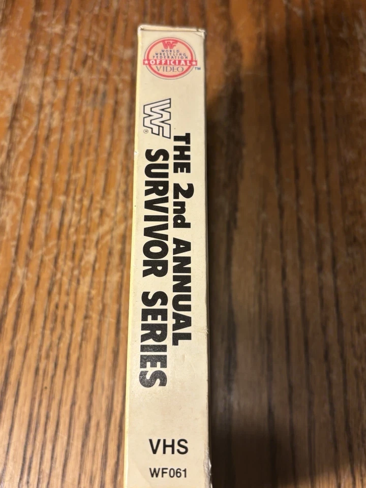 Vintage 1988 WWF Wrestling VHS Hulk Hogan Macho Man WWE SURVIVOR SERIES Tested - Image 4 of 4