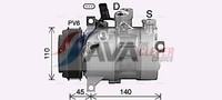 AVA Clever Choice Kompressor Klimaanlage ** Clever FIT ** MSAK747 12V 0008303002