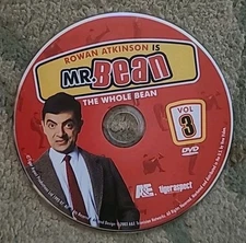Mr. Bean - The Whole Bean: Volume 3 (DVD, 2003) Disc Only, No Case. Tested 