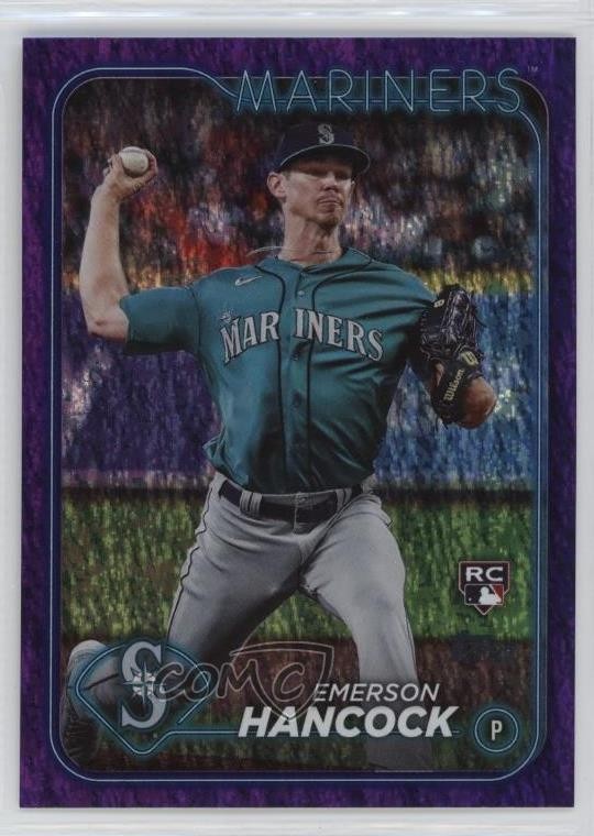 2024 Topps Series 1 Purple Holofoil 404/799 Emerson Hancock #39 11qz