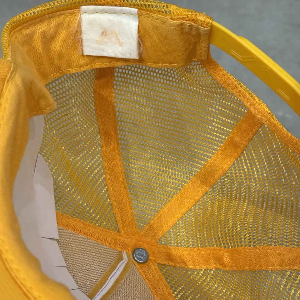 N.E.R.D 2001 Yellow Trucker Cap Snapback Hat Pharrell Williams Rap hip hop - Image 4 of 4