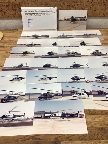Lot Of (25) Pictures Police, News, LA County Fire Dept Helicopters B4 “E”