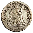 1850-O Seated Liberty Half Dime – New Orleans Mint – VF Details #975