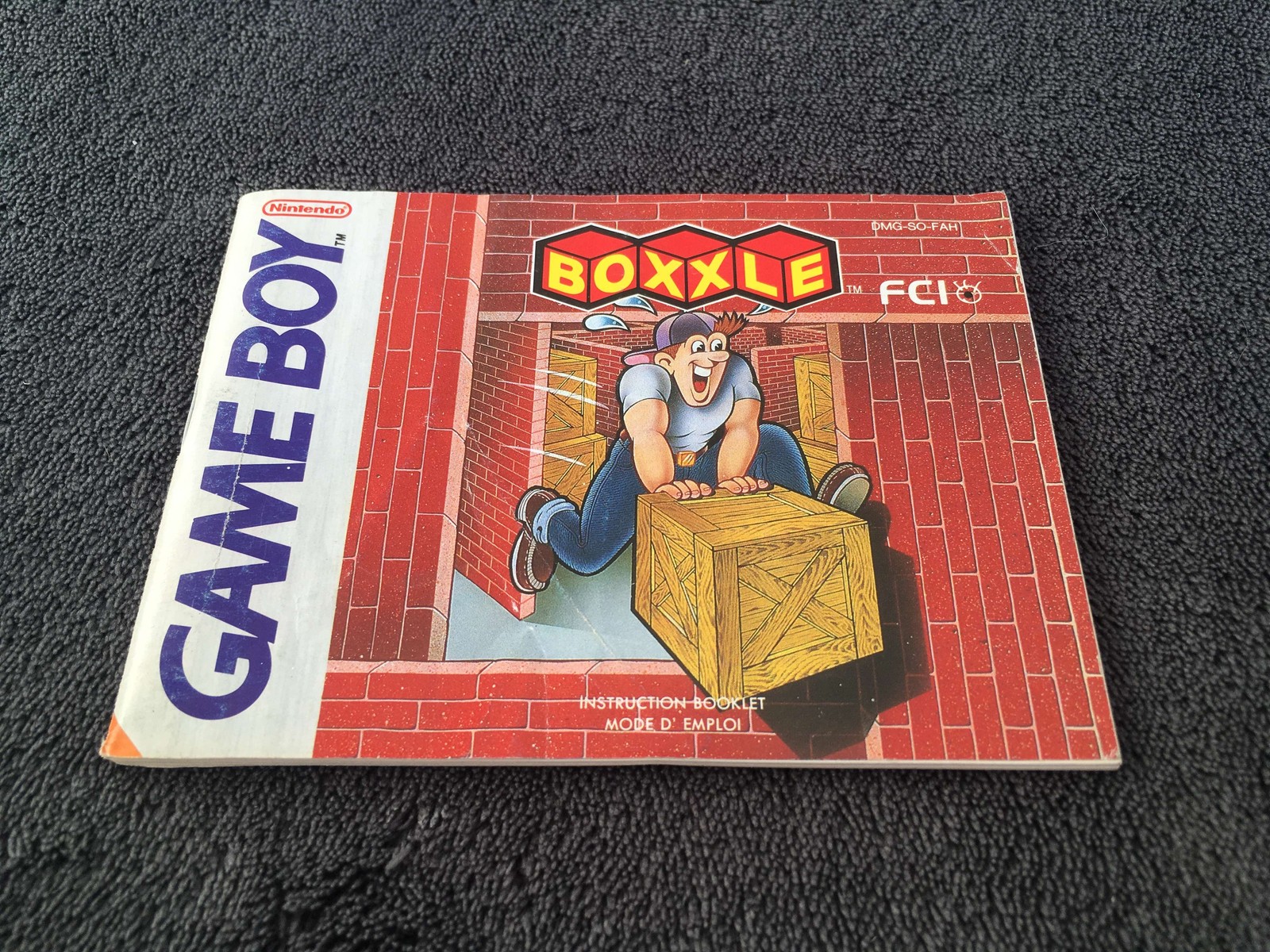 Notice Nintendo Game Boy Boxxle FAH Bon état