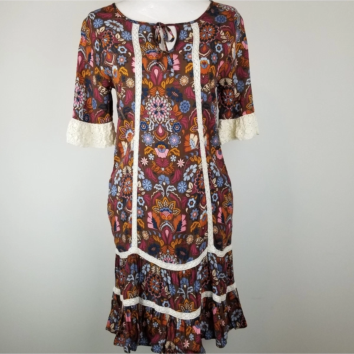 chinese dress ladies Red, White, & Blueberry Adventures Maxi Dress main image 1
