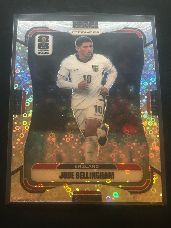 2026 Panini Prizm FIFA World Cup Jude Bellingham #114 Disco Prizm England