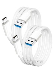 TOMSING USB to C Cable,2 Pack 1.6FT Type C Cable 1.6FT 1.6FT, White