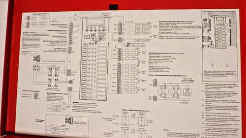 Kidde FX-10D 10 Zone Fire Alarm Control Panel, Red - Picture 5 of 7