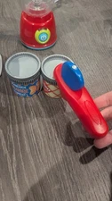 Rare Melissa and Doug Food -Let’s Play House working can opener and cans