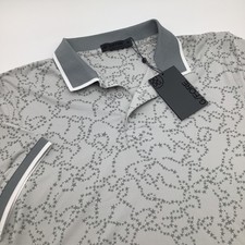 G/Fore Mens Nimbus Star Dust Short Sleeve Golf Polo Size Medum NWT