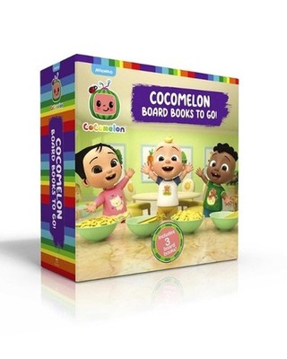 Cocomelon Board Books to Go! (Boxed Set): Pasta Party!; I Like My Name; Let's Me