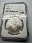 1879 Morgan Dollar MS 64 NGC Silver Coin