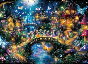 300 Pieces Butterfly Puzzles for Adults, Fairy Puzzle for Adults Children, Scene