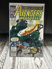 Marvel Comics Avengers West Coast 54 Newstand Mark Jewelers Rare! Mole Man!