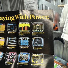 Now You're Playing With Power R.O.B. the Robot Nintendo NES Prmo Poster Insert W