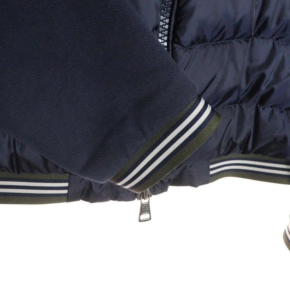 MONCLER MAGLIA CARDIGAN Zip Up Nylon Switch Down Jacket B20918402200 80967 Navy thumbnail 6