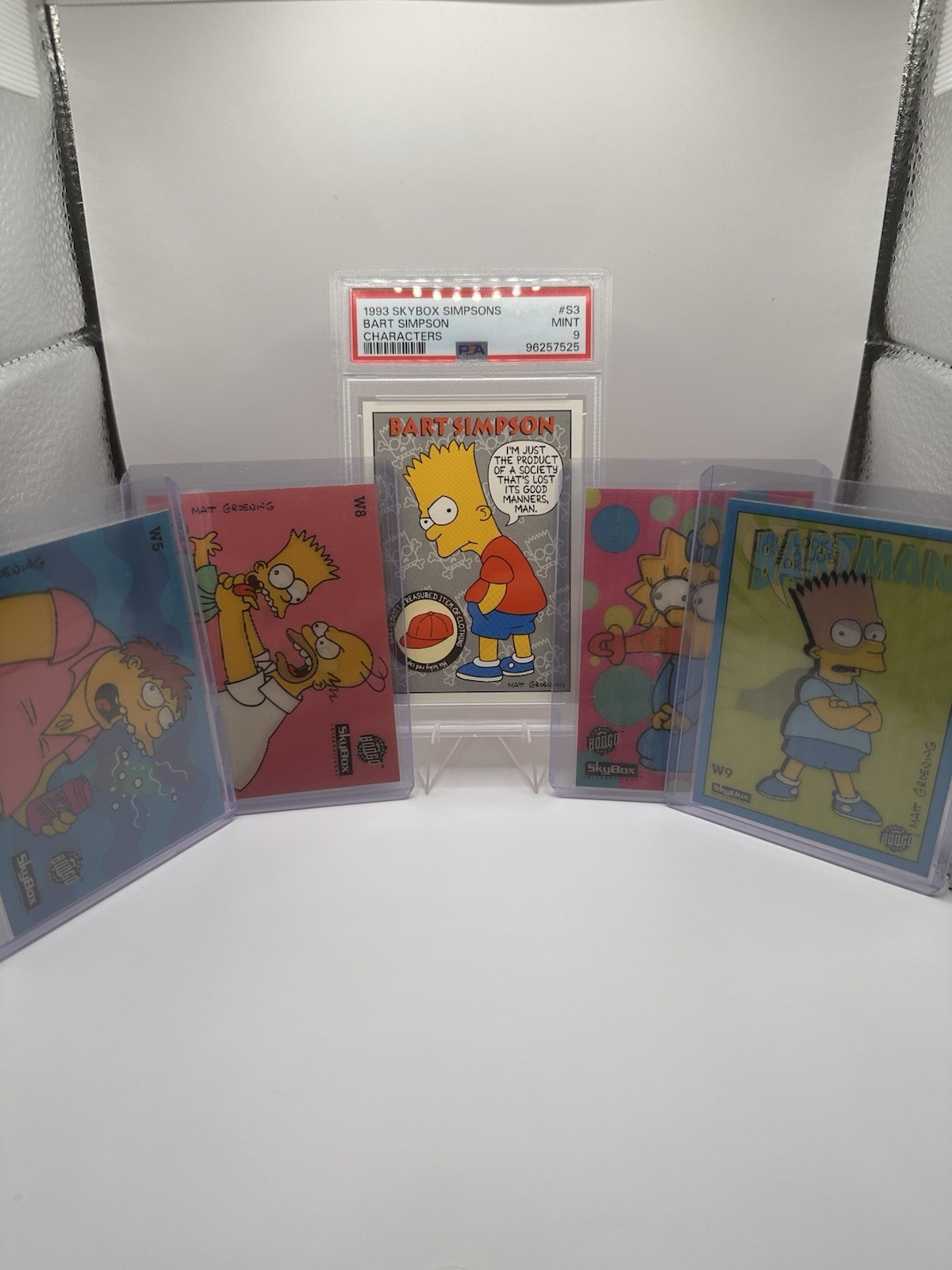 1993 Simpsons Skybox PSA 9 Bart Simpsons Plus Others