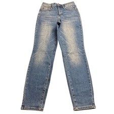 Judy Blue Slim Fit High Rise Distressed Jeans Medium Wash Womens Size 5/27