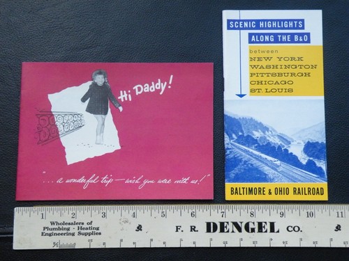 Gulf Mobile & Ohio Railroad Brochure Hi Daddy + Scenic B&O Highlights