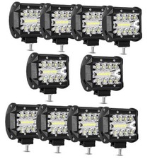 4 Inch LED pod Lights, 4INCH 60W Square Work Light Pods 12V 24V Lights Bar