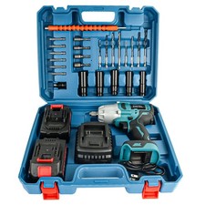 Max 800nm Electric Impact Wrench 12 Brushless High Toque Power Wrench Tool Set Max 800nm Electric Impact Wrench 12 Brushless High Toque Power Wrench Tool Set