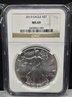 2013 American Silver Eagle Dollar MS69 NGC Mint State 69