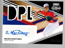2020 Elite Extra Dominican Mat'l Auto #DMS-BM Brian Martinez /149