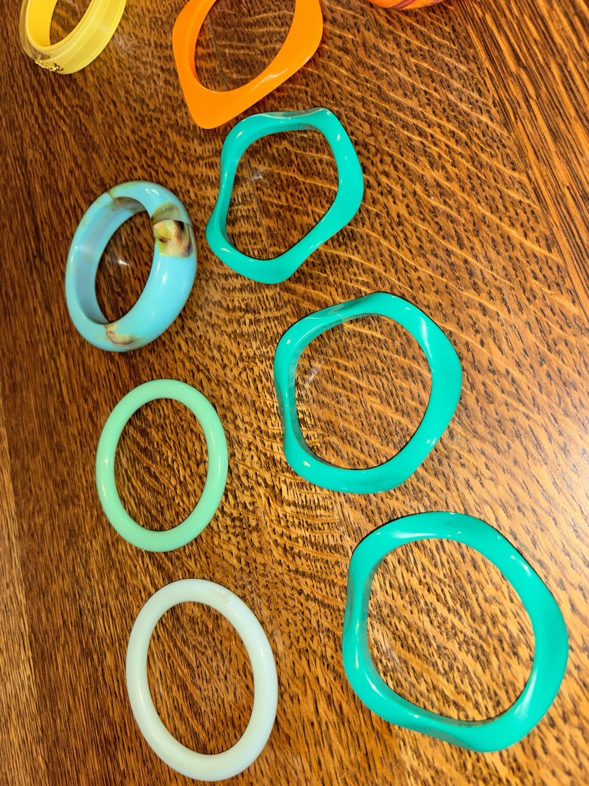 Bangle Bracelet Bundle – Boho Retro Statement Res… - image 15