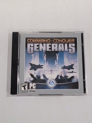 Command & Conquer Generals PC Video Game CD-ROM EA Games - 2 Disc Set